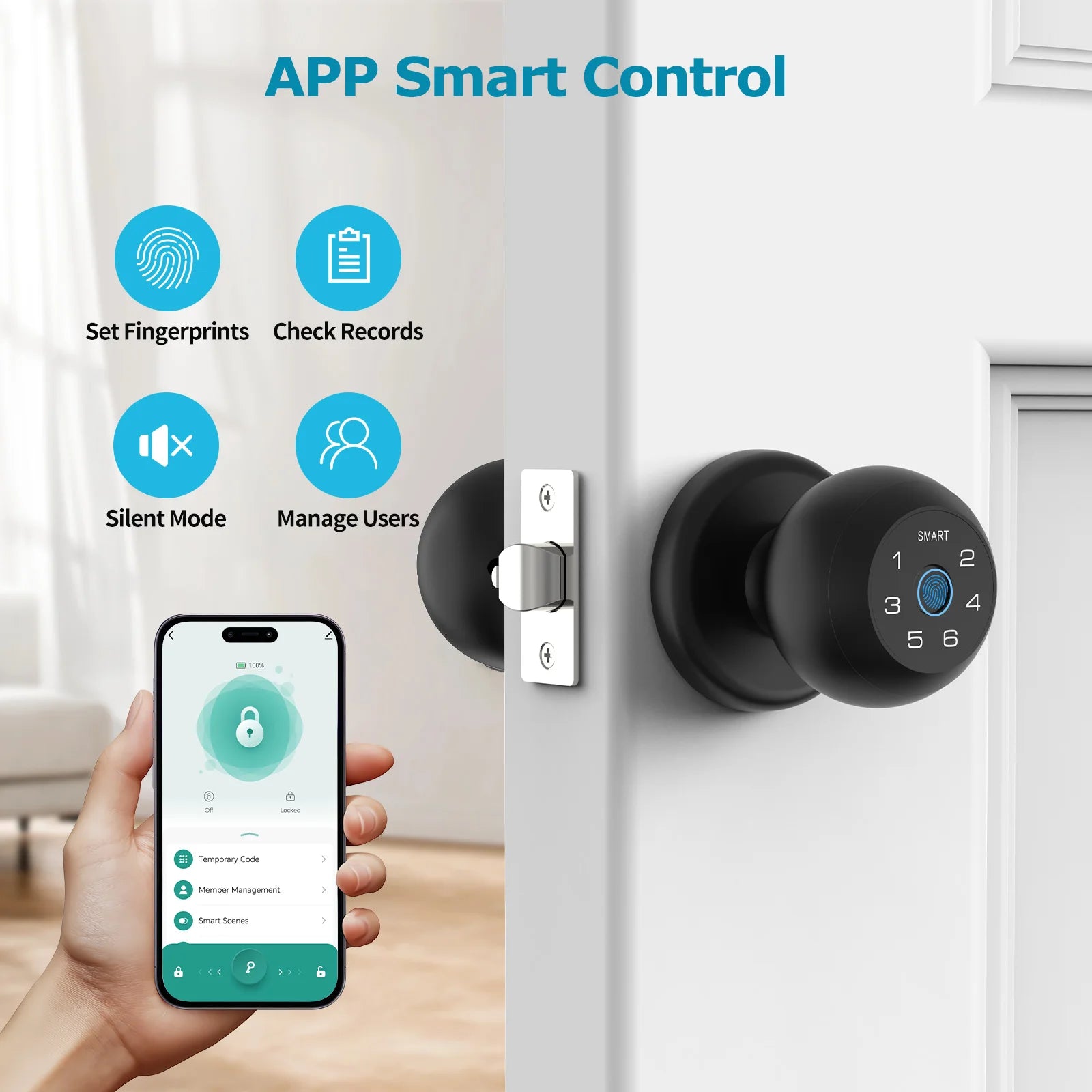 SmartSecure Touch Door Lock