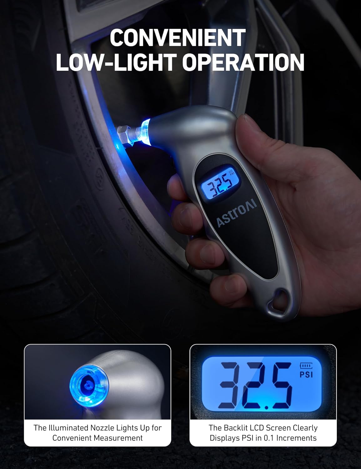 QuickGrip Digital Tire Gauge