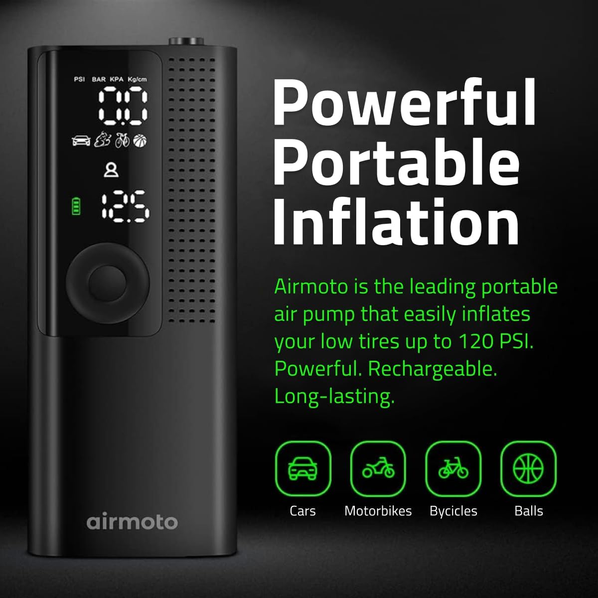 Airmoto Portable Tire Pump