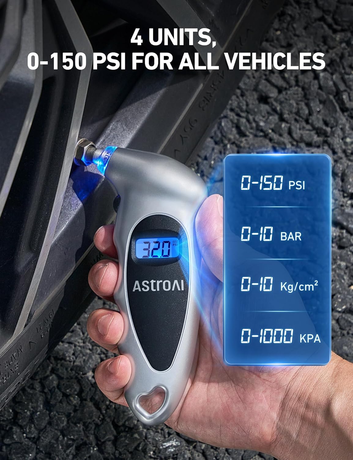 QuickGrip Digital Tire Gauge
