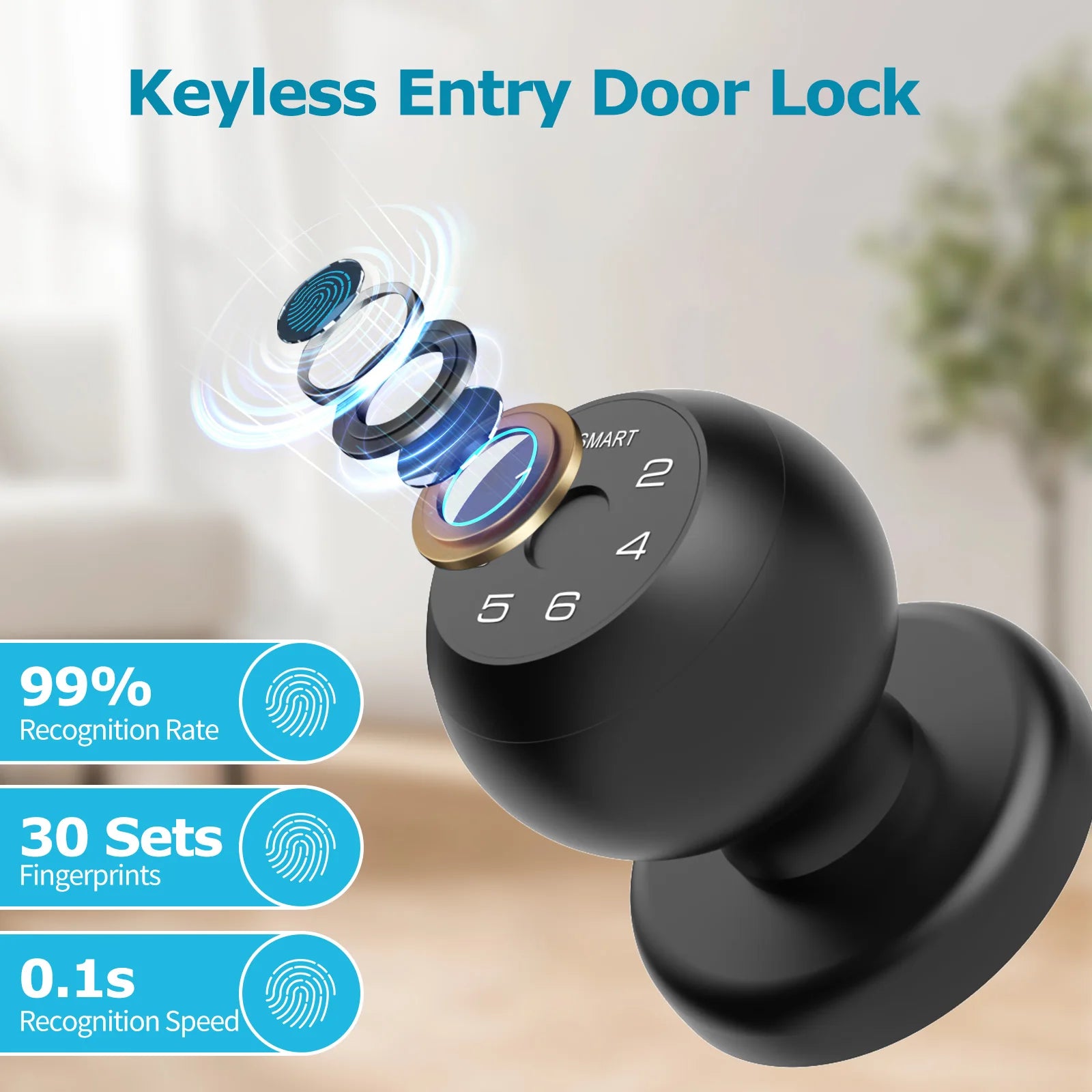 SmartSecure Touch Door Lock